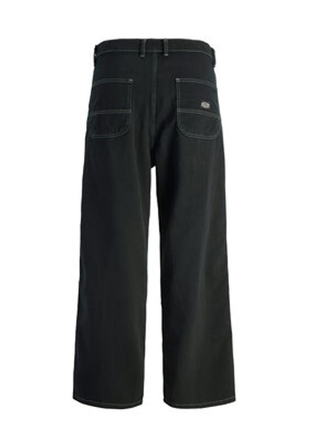Jack & Jones Spodnie materiałowe Owen 12273515 Czarny Baggy Fit. Kolor: czarny. Materiał: bawełna
