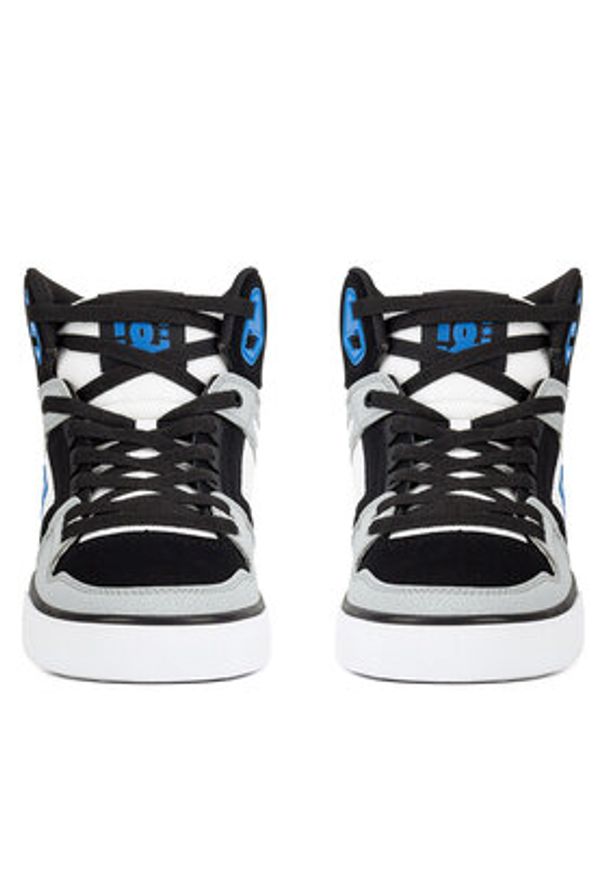 DC Sneakersy PURE HIGH-TOP WC ADYS400043-XKWB Szary. Kolor: szary. Materiał: skóra