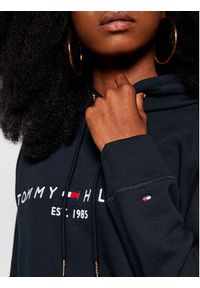 TOMMY HILFIGER - Tommy Hilfiger Bluza Heritage WW0WW31998 Granatowy Regular Fit. Kolor: niebieski. Materiał: syntetyk, bawełna #4