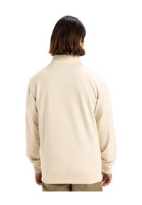 Quiksilver - Bluza na zamek dla Mężczyzn SIMPLE SURF Biały. Typ kołnierza: kołnierzyk stójkowy. Kolor: biały. Materiał: bawełna, poliester, dzianina. Długość rękawa: długi rękaw. Długość: długie