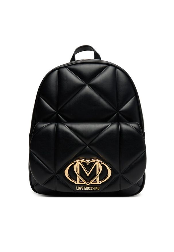 Love Moschino - LOVE MOSCHINO Plecak JC4037PP1NLC0000 Czarny. Kolor: czarny. Materiał: skóra