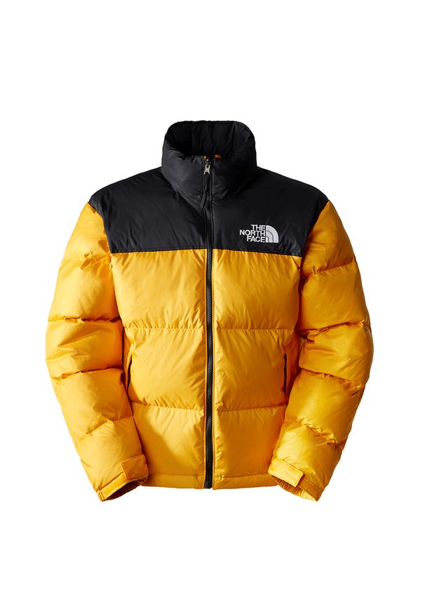 Kurtka The North Face 1996 Retro Nuptse 0A3C8DZU31 - żółta. Kolor: żółty. Materiał: materiał, nylon, puch. Styl: retro