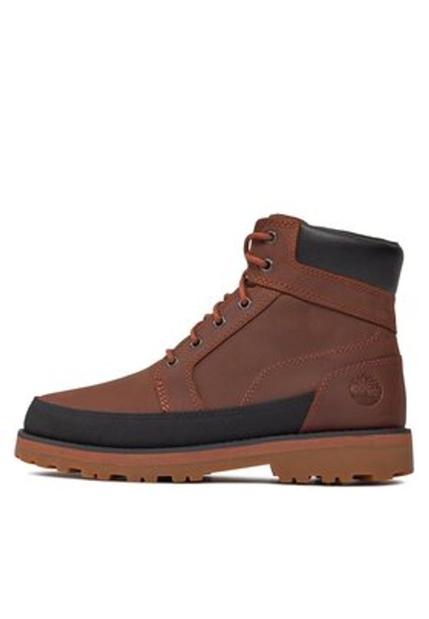 Timberland Trapery Courma Kid Boot W/ Rand TB0A62WNF131 Brązowy. Kolor: brązowy. Materiał: skóra