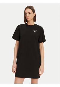 Lacoste Sukienka codzienna EF9573 Czarny Regular Fit. Okazja: na co dzień. Kolor: czarny. Materiał: bawełna. Typ sukienki: proste. Styl: casual
