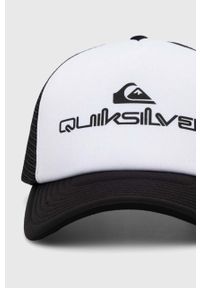 Quiksilver czapka z daszkiem kolor biały wzorzysta. Kolor: biały #2