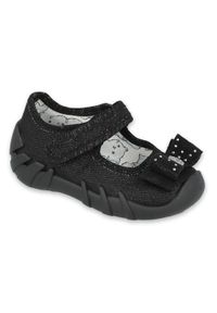 Befado obuwie dziecięce 109P146 czarne. Kolor: czarny. Materiał: tkanina, bawełna #10