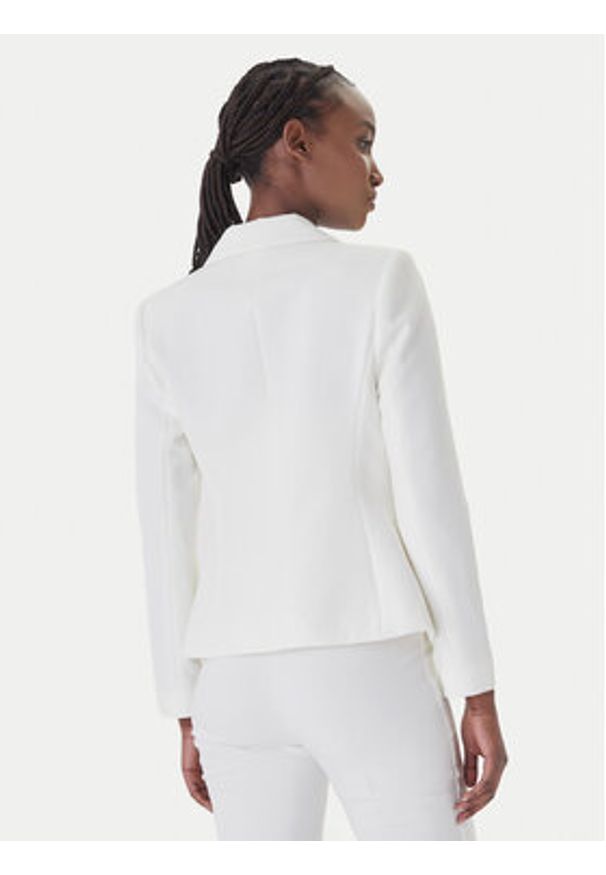 Rinascimento Marynarka CFC0128639003 Biały Regular Fit. Kolor: biały. Materiał: syntetyk