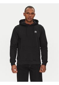 Adidas - adidas Bluza Trefoil Essentials JD2404 Czarny Regular Fit. Kolor: czarny. Materiał: bawełna #1