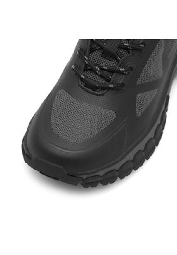 BASS OUTDOOR Półbuty BA11T002 Czarny. Kolor: czarny. Materiał: materiał
