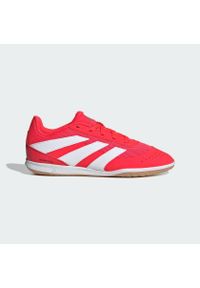 Adidas - Buty Predator Club Sala IN Kids. Kolor: biały, czerwony, wielokolorowy, czarny. Materiał: materiał