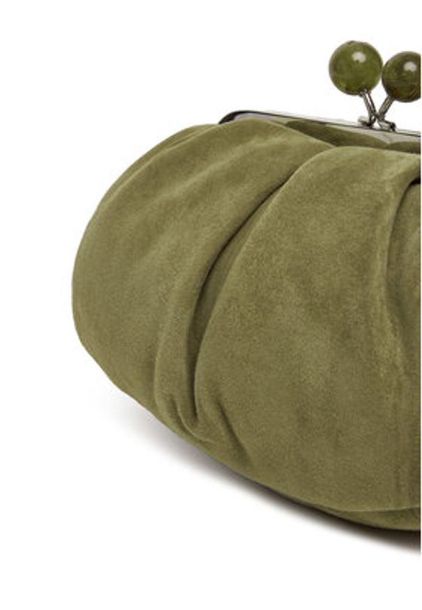 Weekend Max Mara Torebka 2525516164650 Khaki. Kolor: brązowy. Materiał: skórzane, zamszowe