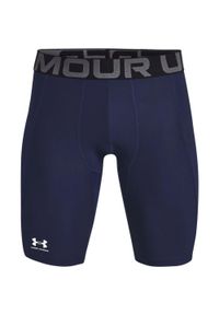 Długie spodenki kolarskie z kieszenią Under Armour HeatGear®. Kolor: biały, niebieski, wielokolorowy. Długość: długie. Sport: kolarstwo #1