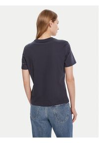 Calvin Klein Jeans T-Shirt Classic Monologo LV047D873G Granatowy Regular Fit. Kolor: niebieski. Materiał: bawełna #4