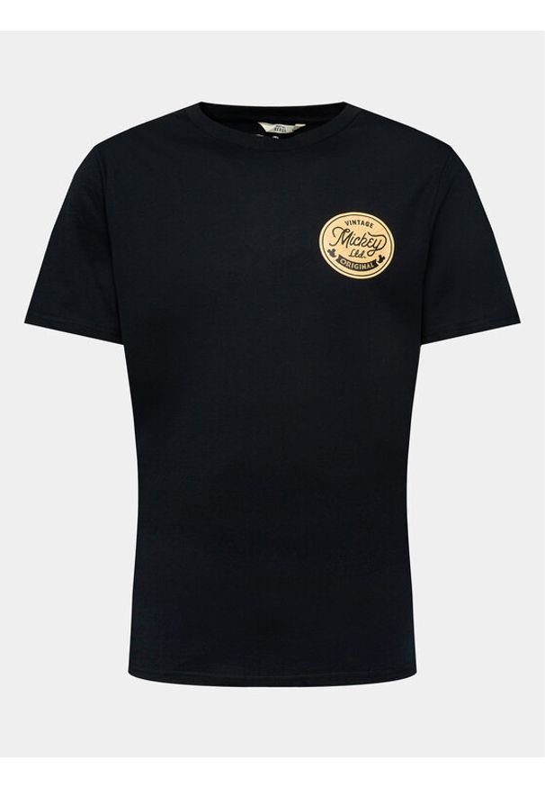 Redefined Rebel T-Shirt 221142 Czarny Loose Fit. Kolor: czarny. Materiał: bawełna