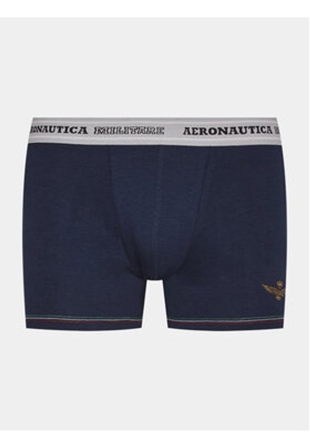 Aeronautica Militare Komplet 2 par bokserek AM1UBX003 Granatowy. Kolor: niebieski. Materiał: bawełna