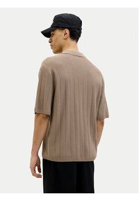 Jack & Jones Sweter Varenna 12272578 Beżowy Relaxed Fit. Kolor: beżowy. Materiał: bawełna #5