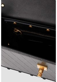 Balmain - BALMAIN Czarna torebka B-buzz Dynasty-cuir. Kolor: czarny. Materiał: skórzane. Styl: elegancki. Rodzaj torebki: na ramię #2