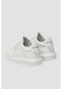 Karl Lagerfeld - KARL LAGERFELD Białe sneakersy damskie KAPRI Rhinestone Karl Trim, Rozmiar 39. Okazja: na co dzień. Kolor: biały. Wzór: aplikacja #2