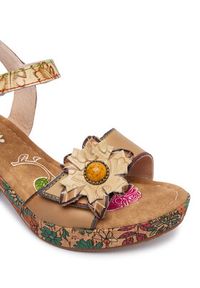 Laura Vita Sandały Nellao 31 Beżowy. Kolor: beżowy. Materiał: skóra #4