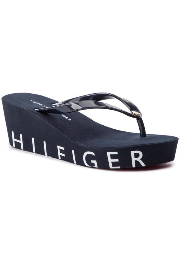 TOMMY HILFIGER - Japonki Tommy Hilfiger. Kolor: niebieski