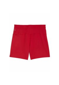 Puma - Młodzieżowe szorty RC Lens 25/26 PUMA Red Black. Kolor: czarny, czerwony, wielokolorowy. Materiał: tkanina. Sport: piłka nożna