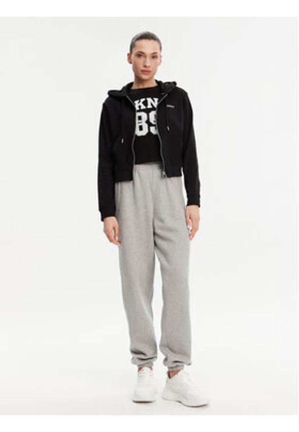 DKNY Sport Bluza DP5J9588 Czarny Regular Fit. Kolor: czarny. Materiał: syntetyk. Styl: sportowy