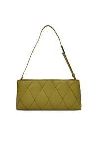 Calvin Klein Torebka Ck Woven Elongated Shoulder Bag K60K612992 Zielony. Kolor: zielony. Materiał: skórzane #4
