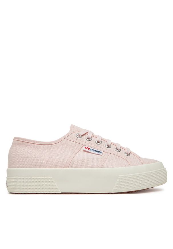 Superga Tenisówki 2740 Platform S21384W Różowy. Kolor: różowy. Materiał: materiał. Obcas: na platformie