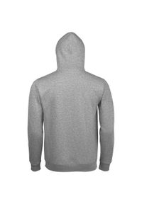 SOL'S - Męska Bluza Z Kapturem Spencer Melange. Typ kołnierza: kaptur. Kolor: szary