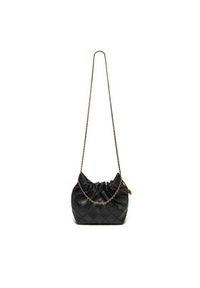 Tory Burch Torebka Mini Fleming 162451 Czarny. Kolor: czarny. Materiał: skórzane