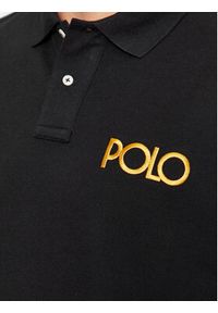 Polo Ralph Lauren Polo 710920206001 Czarny Regular Fit. Typ kołnierza: polo. Kolor: czarny. Materiał: bawełna #5