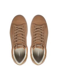 Karl Lagerfeld - KARL LAGERFELD Sneakersy Kapri Lug KL57522 Beżowy. Kolor: beżowy. Materiał: nubuk, skóra #2