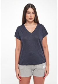 Ecoalf - T-shirt damski lniany Arendal ECOALF. Materiał: len #4