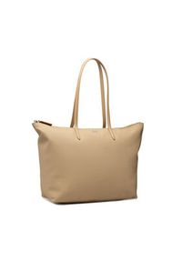 Lacoste Torebka L Shopping Bag NF1888PO Beżowy. Kolor: beżowy. Materiał: skórzane