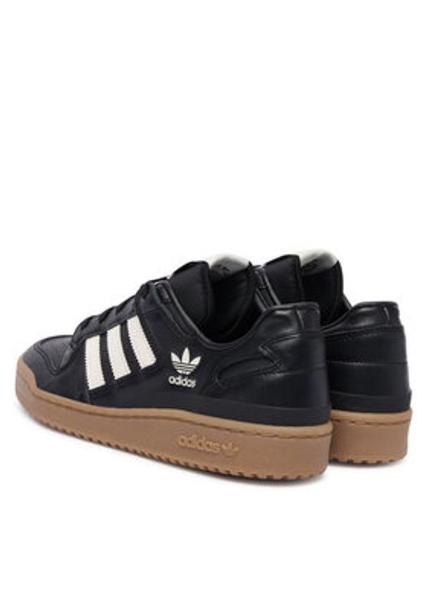 Adidas - adidas Sneakersy Forum Low JQ0208 Czarny. Kolor: czarny. Materiał: skóra