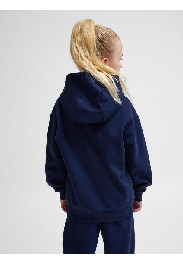 Bluza z kapturem dla dzieci Hummel Bee Loose. Typ kołnierza: kaptur. Kolor: wielokolorowy, niebieski, zielony