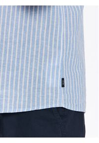 INDICODE Koszula Brayden 20-317 Błękitny Regular Fit. Kolor: niebieski. Materiał: len #3
