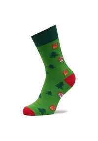 Skarpety wysokie unisex Funny Socks. Kolor: zielony