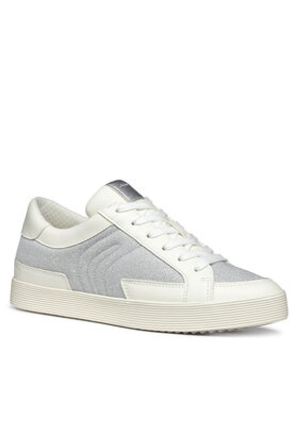 Geox Sneakersy D Blomiee D466HB 0LYBC C1094 Srebrny. Kolor: srebrny. Materiał: skóra