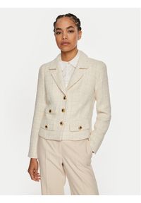 Luisa Spagnoli Marynarka Selezione 541231 Écru Regular Fit. Materiał: syntetyk #1