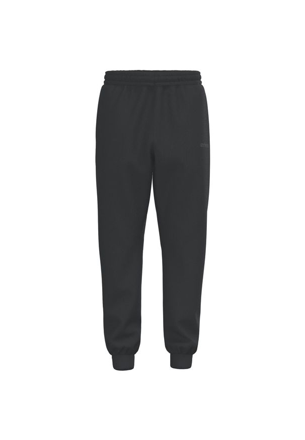 ERIMA - Spodnie dresowe Erima TS. Kolekcja: plus size. Kolor: czarny. Materiał: dresówka. Sport: piłka nożna, fitness