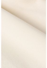 IVY & OAK - Ivy Oak Spodnie damskie kolor kremowy proste high waist. Okazja: na co dzień. Stan: podwyższony. Kolor: beżowy. Materiał: materiał. Styl: casual #6