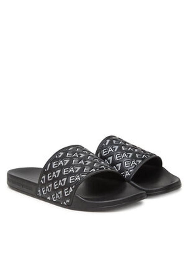 EA7 Emporio Armani Klapki 7X000109 AF15125 MC138 Czarny. Kolor: czarny