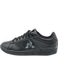 Buty do chodzenia męskie Le Coq Sportif Court Allure. Kolor: czarny. Materiał: materiał, skóra ekologiczna. Sport: turystyka piesza