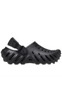 Klapki Crocs Echo Clog 208190-001 - czarne. Kolor: czarny. Materiał: materiał. Sezon: lato. Styl: młodzieżowy #1