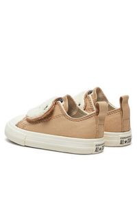 Converse Trampki Chuck Taylor All Star One Strap Ox A10040C Beżowy. Kolor: beżowy. Materiał: materiał