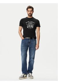 Guess T-Shirt M6YI44 K4230 Czarny Slim Fit. Kolor: czarny. Materiał: bawełna #2