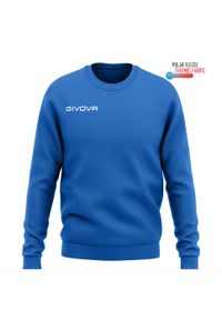 Bluza piłkarska dla dorosłych Givova Maglia One niebieska. Kolor: niebieski. Materiał: poliester. Sport: piłka nożna