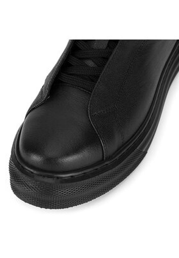 Sergio Bardi Sneakersy WI16-D1084-01SB Czarny. Kolor: czarny. Materiał: skóra