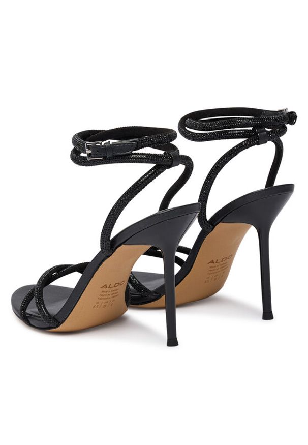 Aldo Sandały Manaelden 14011265 Czarny. Kolor: czarny. Materiał: materiał